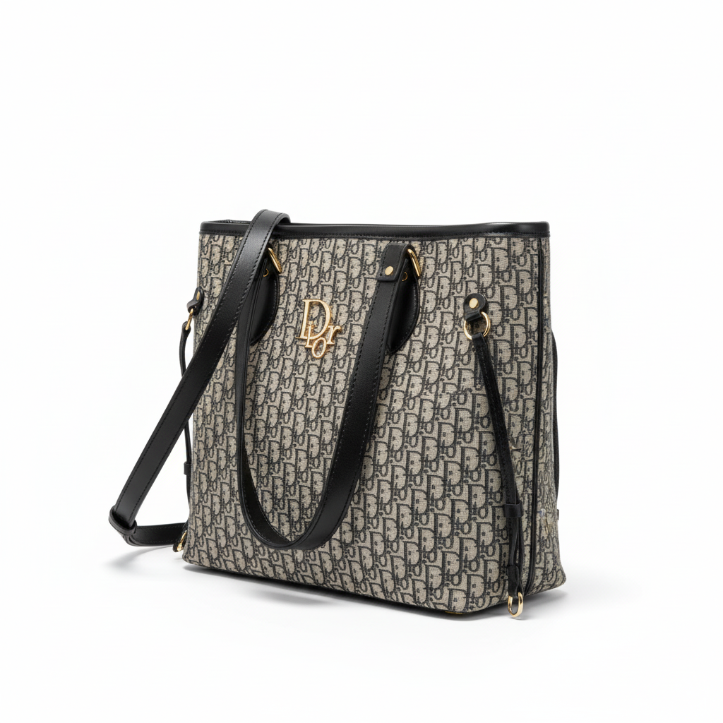 Paris Signature Tote - Black