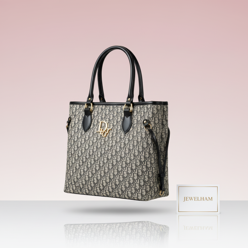 Paris Signature Tote - Black
